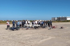 A commemorative group photo